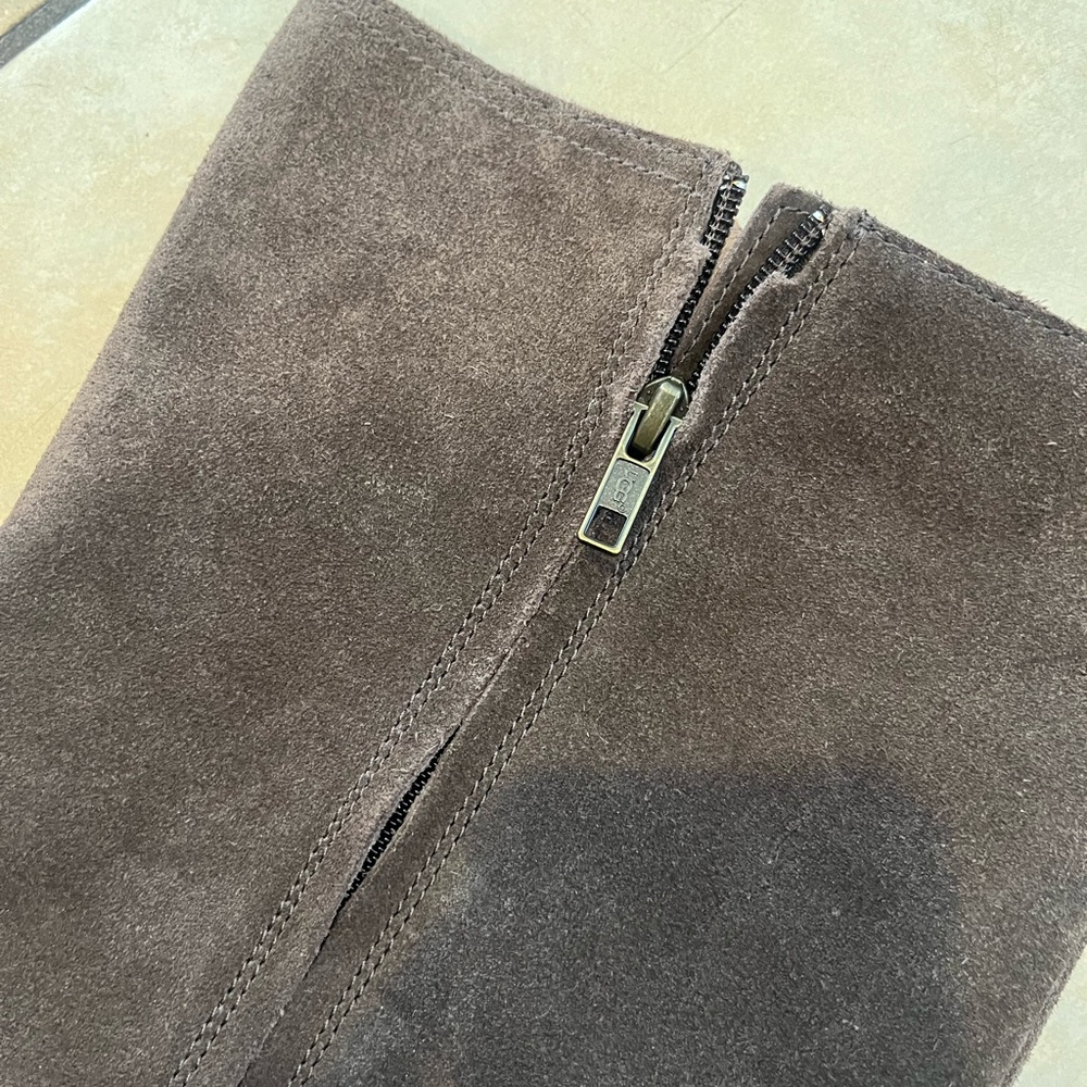 UGG Australia Women’s Brown Suede Harness 1098311 Ankle/Knee Boots 10 - Picture 6 of 8